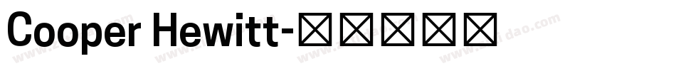 Cooper Hewitt字体转换